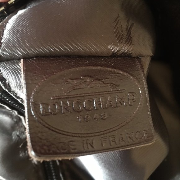 **SOLD**Longchamp 3D Large Olive Leather Hobo Bag - Picture 7 of 10